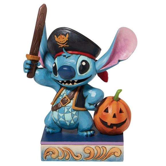 Disney Traditions Stitch Lovable Buccaneer Figurine - Picture 1 of 6